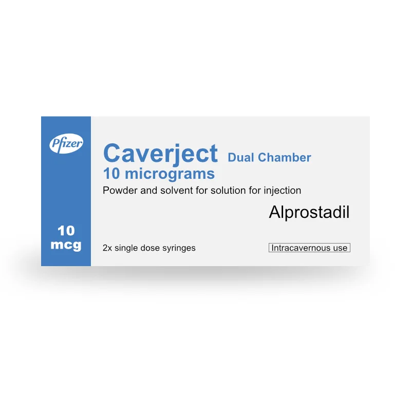 Caverject 10mcg Dual Chamber injection Medicalmojo.co.uk