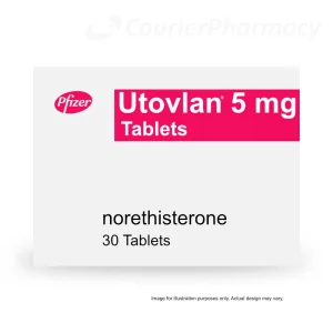 Utovalan 5mg tablets Courierpharmacy.co.uk