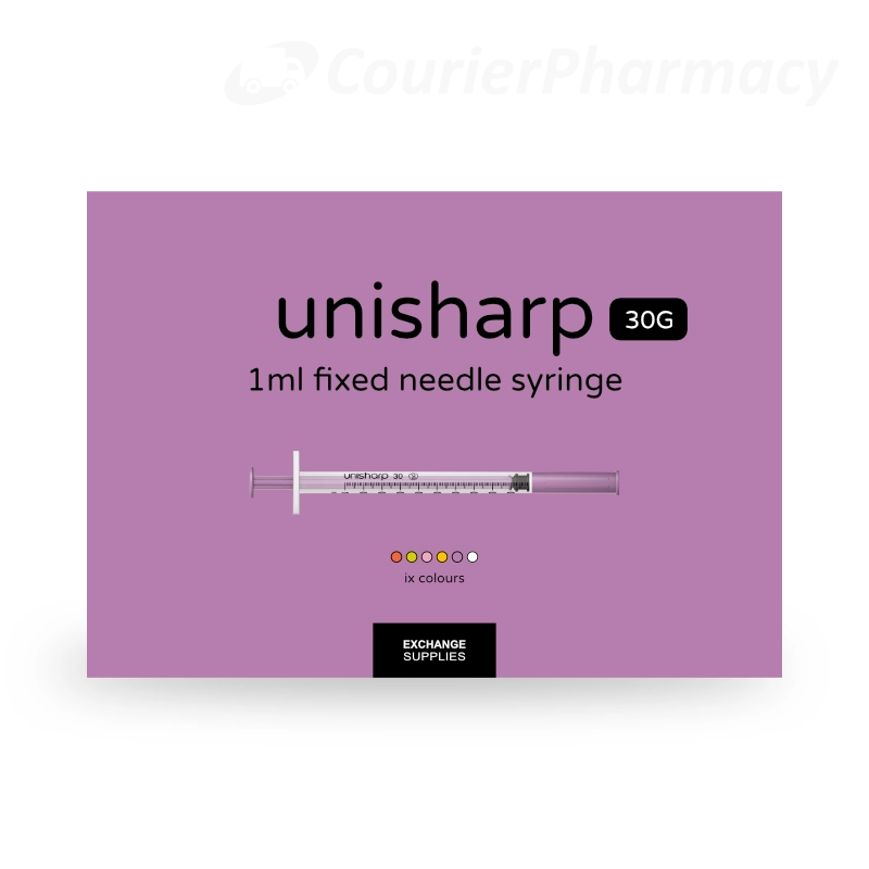 Unisharp 30G 0.5 purple fixed needles syrine 1ml courierstaging.mystagingwebsite.com