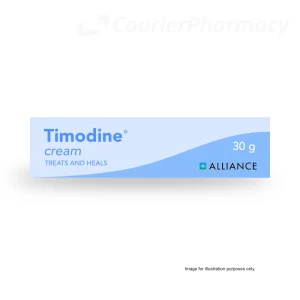 Timodine Cream box image showing the topical skin treatment packaging | courierstaging.mystagingwebsite.com