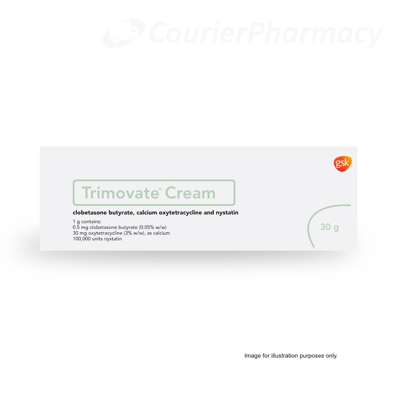 Trimovate Cream pack image showing the topical cream box | courierstaging.mystagingwebsite.com